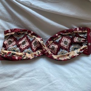 Aqua Bendita Stacy Strapless Bikini Top